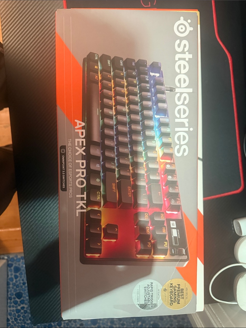 SteelSeries Apex Pro TKL Mechanical Gaming Keyboard - Black with RGB